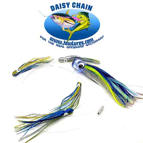 Jaw Lures Daisy Chain Fishing Lures - Premium Saltwater & Freshwater Bait for Bass, Walleye, and Trout - Perfect for Trolling, Casting, and Ice Fishing