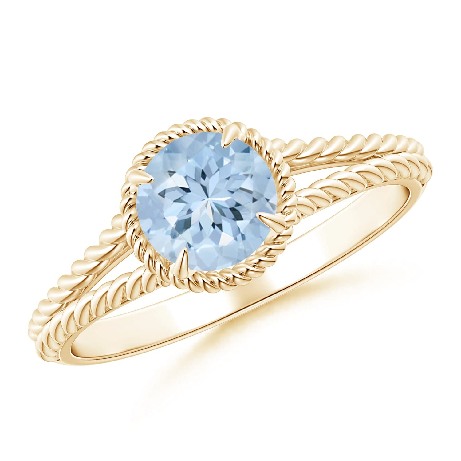 0.75ct Aquamarine Sterling Silver Ring - Anniversary Gift for Her