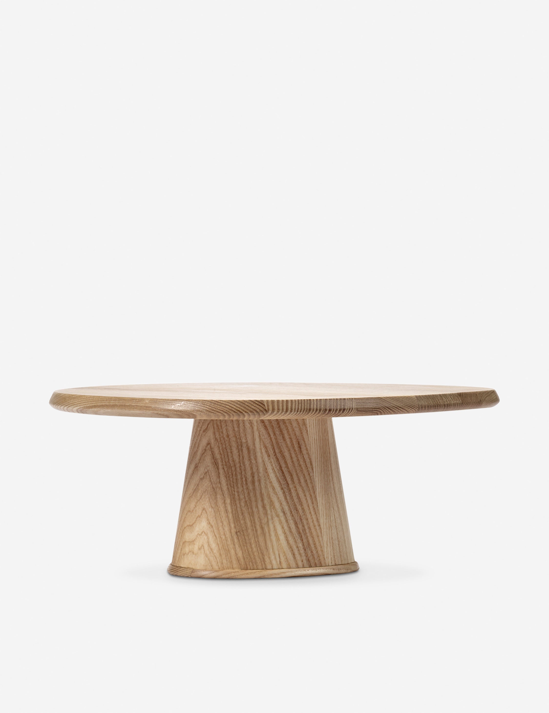 Kelly Wearstler x Serax Dune Ash Wood Cake Stand - Elegant Dessert Display for Weddings, Parties & Home Decor