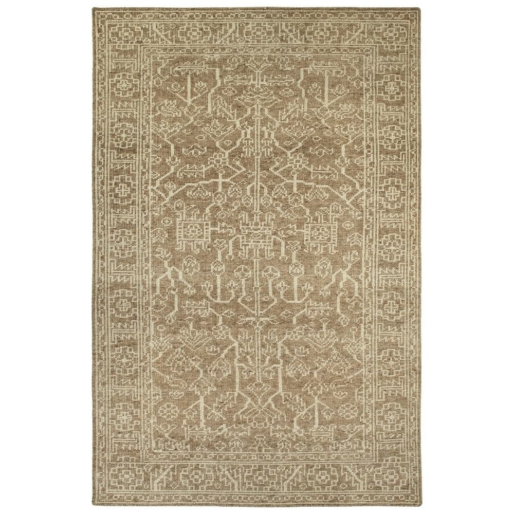 Kaleen Herrera Collection Hand-Knotted 2' x 3' Area Rug - Spa Blue Luxury Wool Rug for Living Room, Bedroom & Home Decor