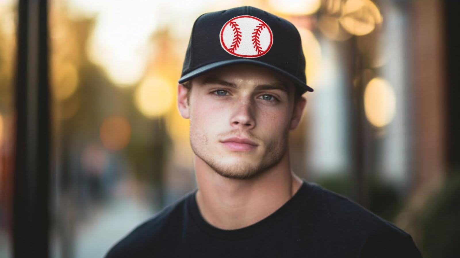 Cute-Patch Baseball Embroidered Iron-On Patches for DIY Clothing, Hats, Bags & Crafts - Customize Your Style