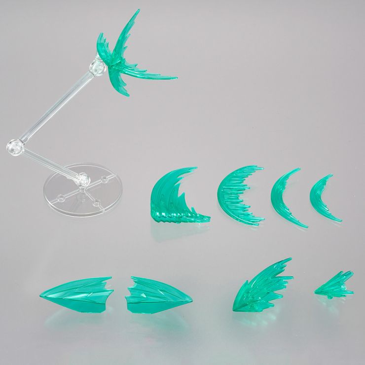 Bandai 30 Minutes Missions Customize Effect #5 Slash Image Ver. Green Action Figure Accessory Kit - Perfect for Model Kits, Gundam Dioramas & Anime Collectors Display