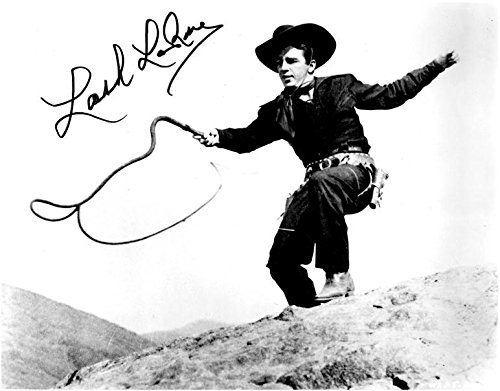 Gatsbe Exchange 8x10 Photo Lash La Rue - Vintage Western Star Collectible for Home Decor & Cowboy Memorabilia Display
