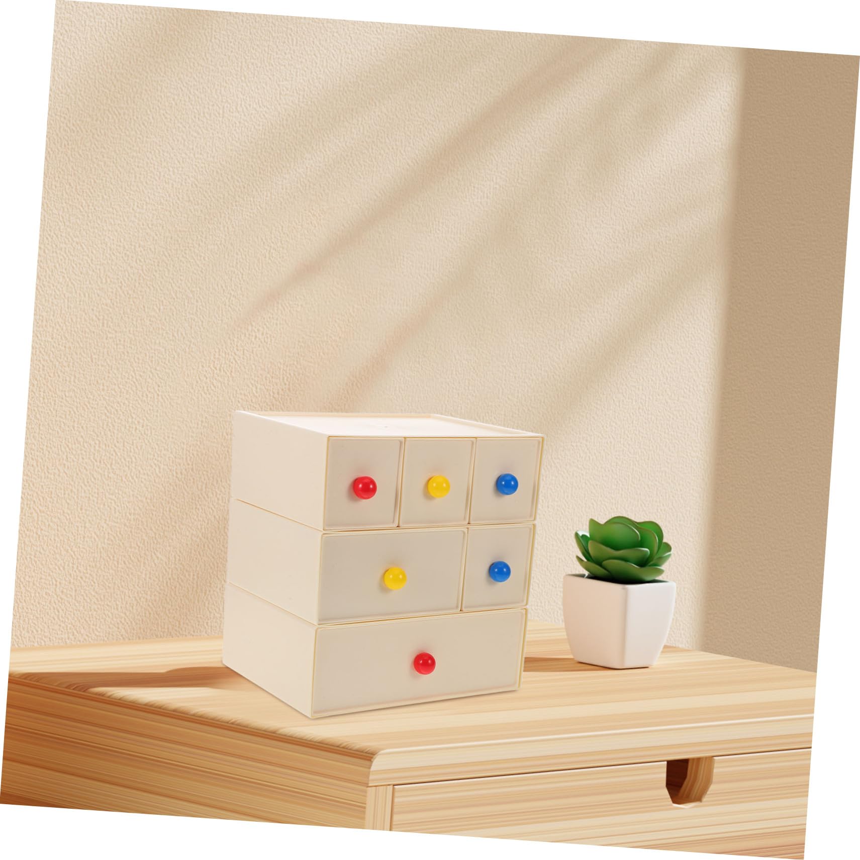 FOYTOKI Large Cosmetic Storage Box with Drawers - Plastic Makeup Organizer for Vanity, Bathroom & Travel - Perfect for Lipsticks, Brushes & Skincare Products