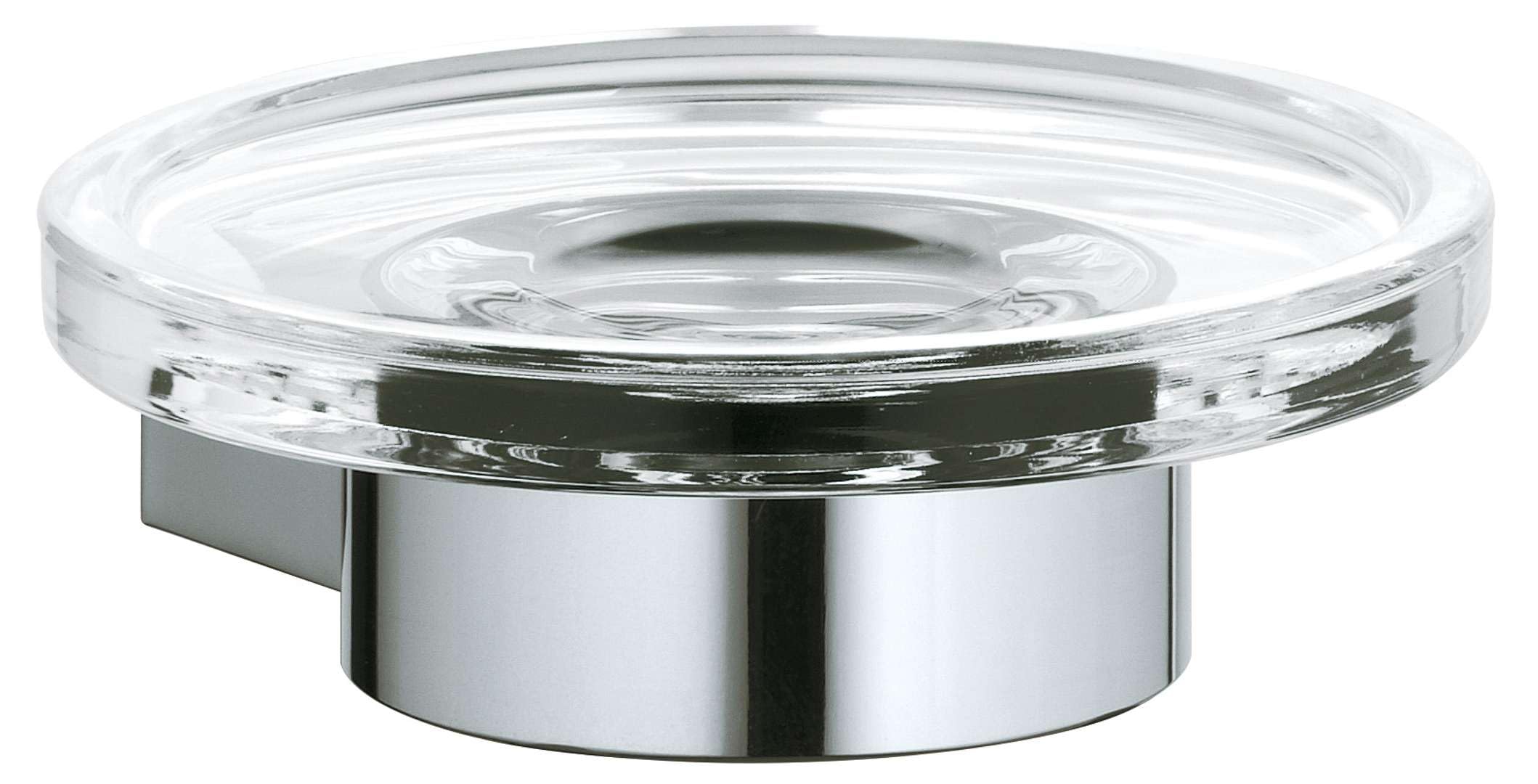 Polished Chrome Soap Holder - Rustproof Bathroom Organizer for Showers, Sinks & Countertops - Perfect for Home, Spa, and Hotel Use