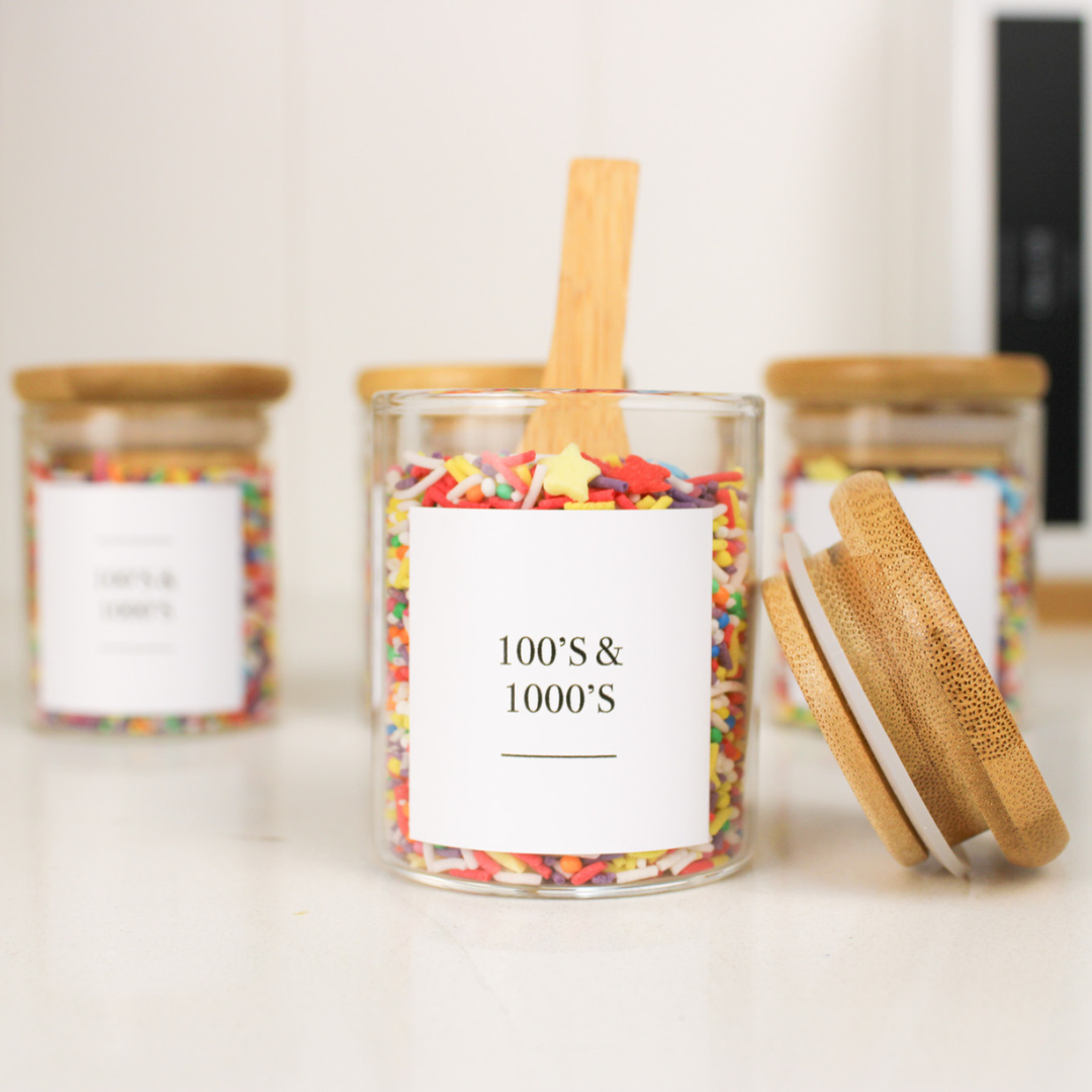 Custom Herb & Spice Labels - 6 Pack Waterproof Stickers for Kitchen Jars, Spice Containers & Pantry Organization - Perfect for Home Cooking & DIY Gifts