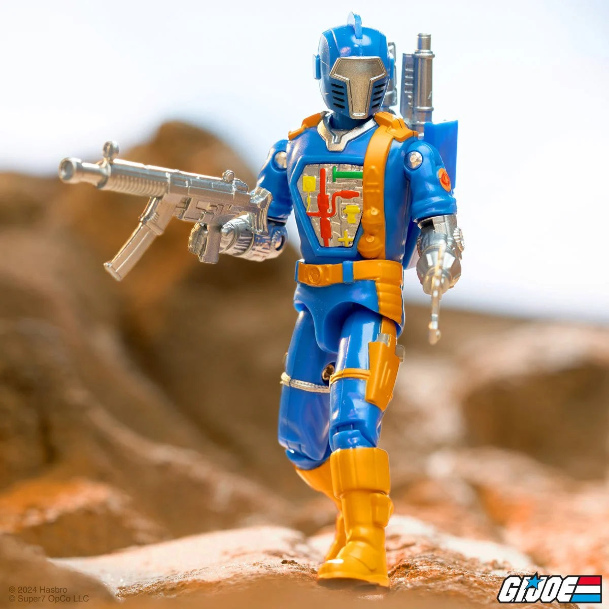 G.I. Joe Cobra B.A.T. Action Figure 3.75 Inch Collectible Toy - Comic Series ReAction+ for Display & Play | Perfect for Collectors, Gifts & Nostalgic Fans