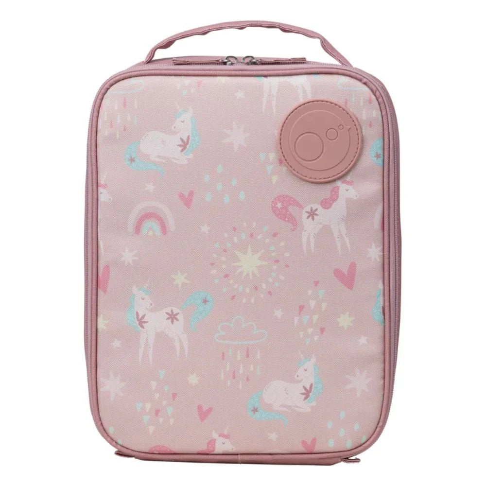 b.box Flexi Insulated Lunch Bag for Kids - Unicorn Dreams Design | Leakproof & Thermal Insulated Lunch Box for School, Work & Picnics | BPA-Free & Easy to Clean