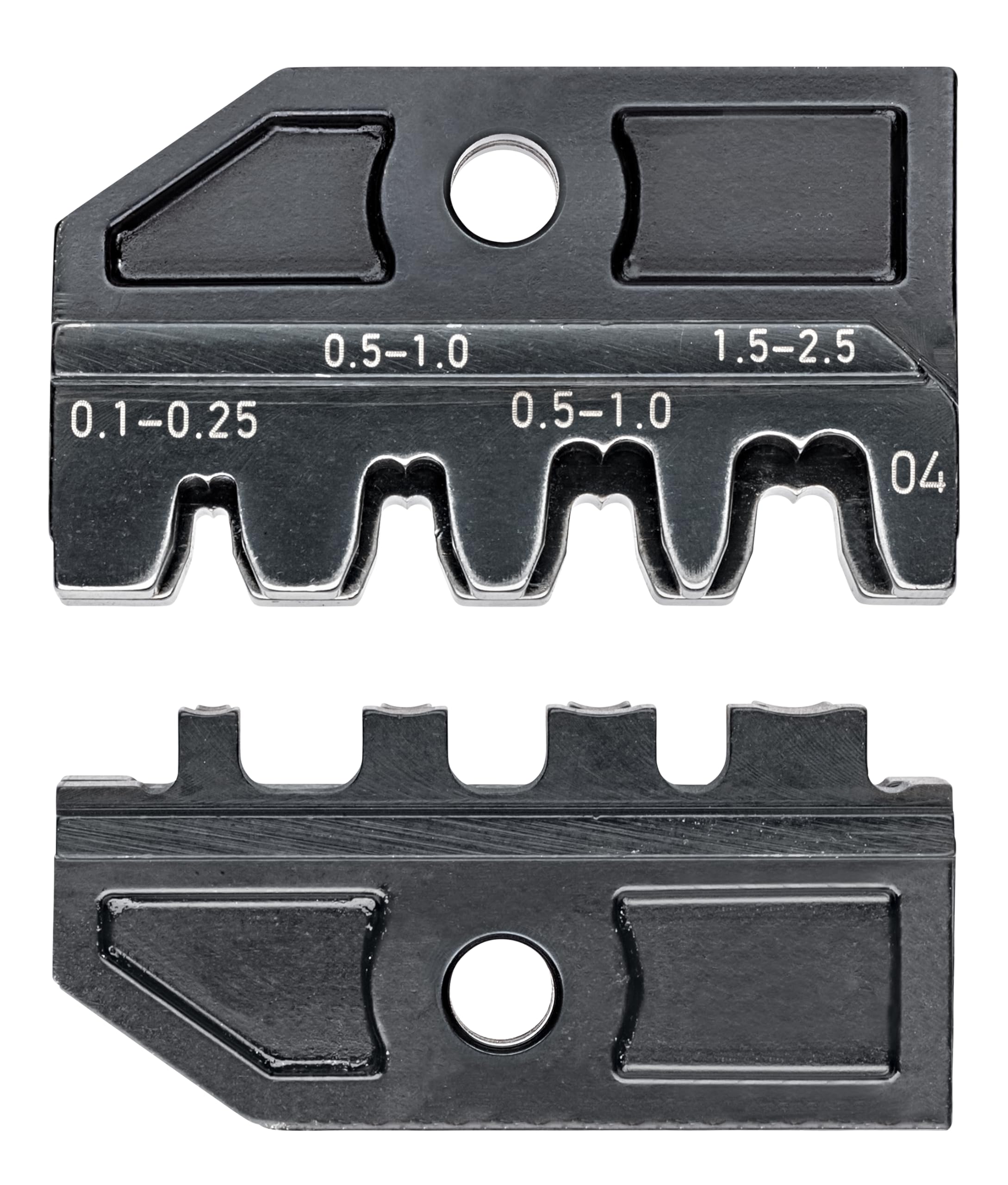 High-Quality Crimp Die for Non-Insulated Open Plug Type Connectors - Perfect for Automotive, Electrical, and DIY Wiring Projects