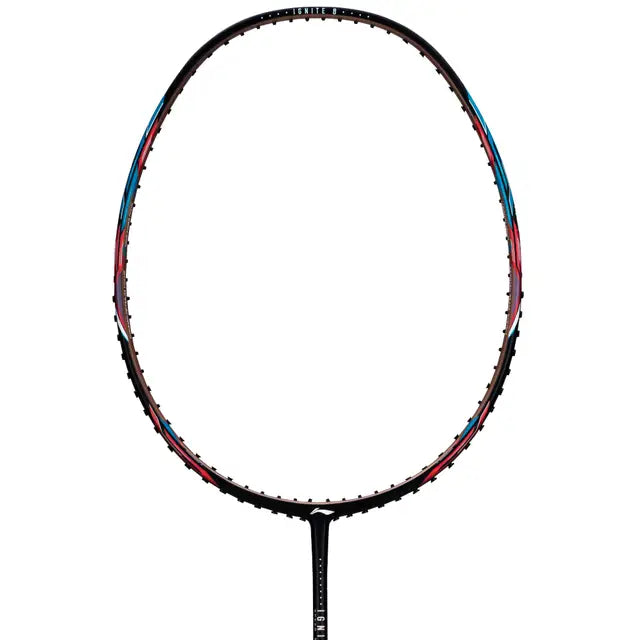 Li Ning IGNITE 8 Badminton Racket - Prestrung Professional Racquet with Black Maple Red RealTeal Design | Perfect for Competitive Play & Training | Made in China
