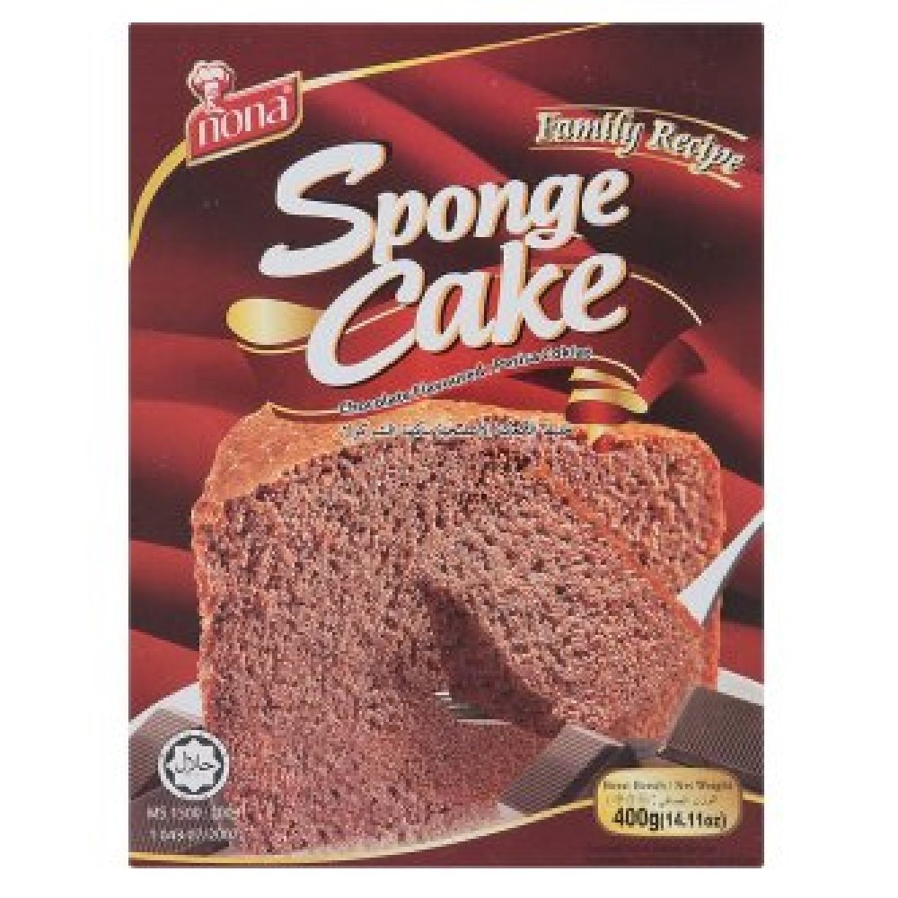 Nona Cake Flour 400g (Chocolate Sponge, 6 Pack) - Premium Baking Mix for Cakes, Cupcakes & Desserts | Perfect for Home Bakers & Party Treats