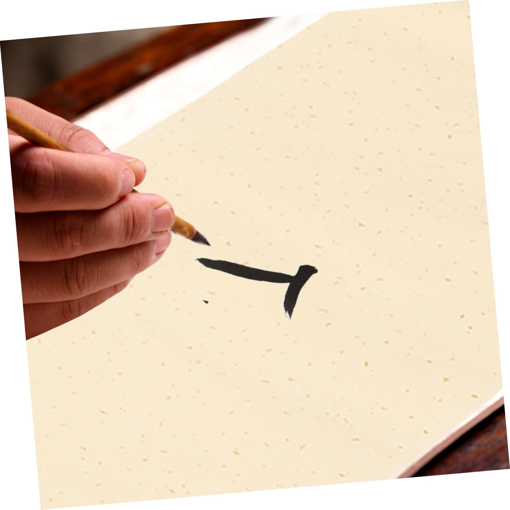 50pcs Premium Chinese Rice Paper for Calligraphy & Painting - Sumi Paper, Brush Writing Paper, Soft Shikishi with Gold Flakes - Perfect for Traditional Art, DIY Projects & Home Decor