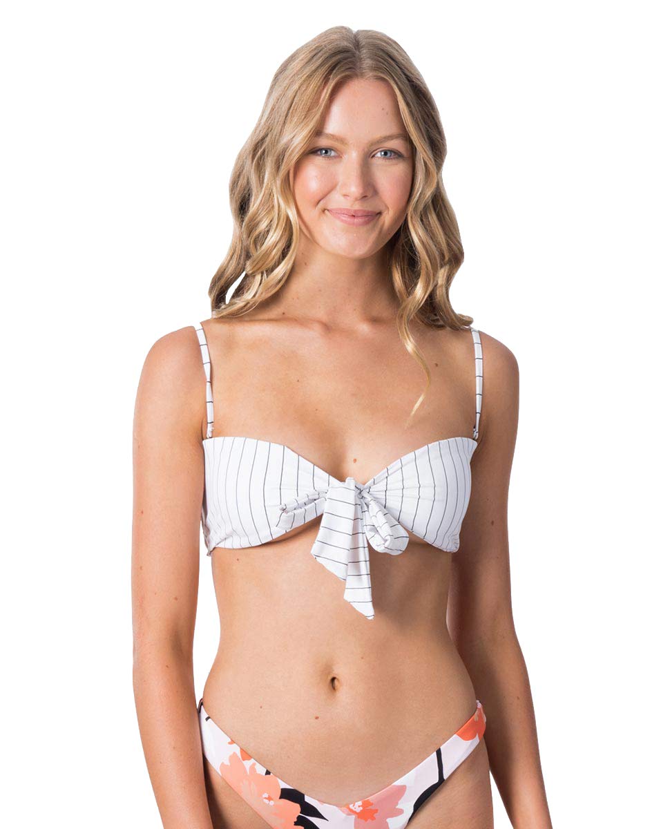 Rip Curl Women's Standard Lake Shore Bandeau Bikini Top - Comfortable Swimwear for Beach, Pool & Summer Vacations