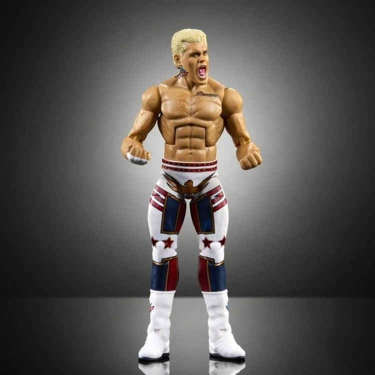 WWE Elite Collection Series 111 Cody Rhodes Action Figure - Authentic Wrestling Collectible for Fans & Display