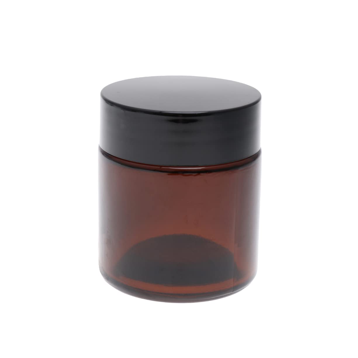 UPKOCH 3-Piece Amber Glass Jar Set with Airtight Lids - Refillable Cosmetic Containers for Creams, Lotions & Travel Essentials | Perfect for DIY Beauty, Skincare Storage & Mini Travel Bottles