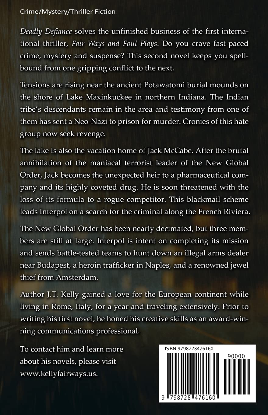 Deadly Defiance: Thriller Book 2 - International Crime Suspense for Travel Reading