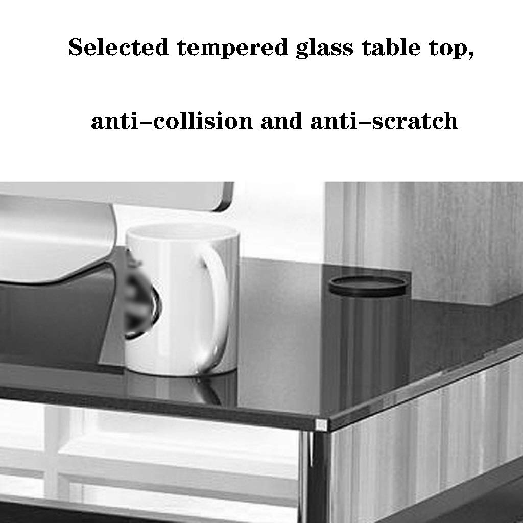 Modern White Computer Desk with Storage Shelves - 60x40x75cm Tempered Glass Study Desk for Home Office, Bedroom & Small Spaces - Easy Assembly & Minimalist Design