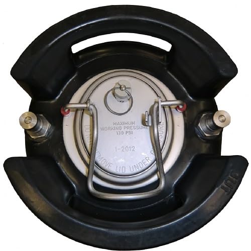 New 3 Gallon Ball Lock AMCYL Keg with Dual Handle - Home Brewing Beer, Soda & Kombucha Keg System for Home Bars & Parties