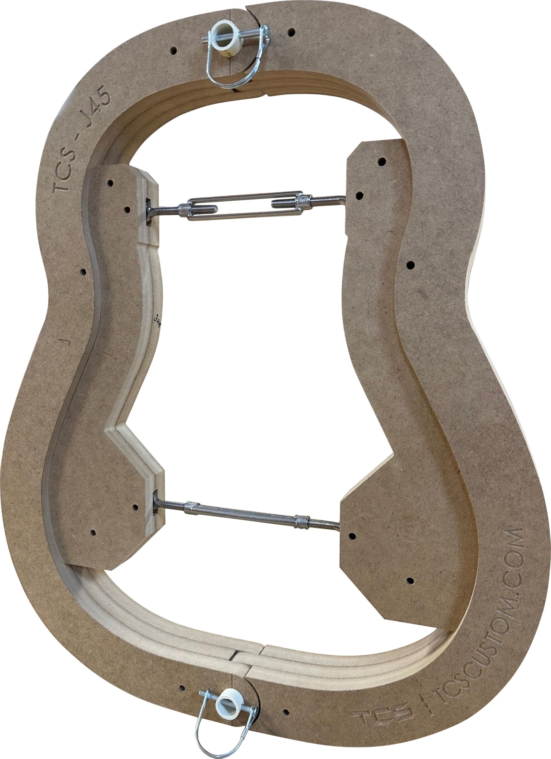 Premium J-45 Sloped Shoulder Dreadnought Guitar Side Mold - Professional Luthier Tool for Acoustic Guitar Building & Repair - Perfect for DIY Guitar Crafting, Workshop & Instrument Maintenance