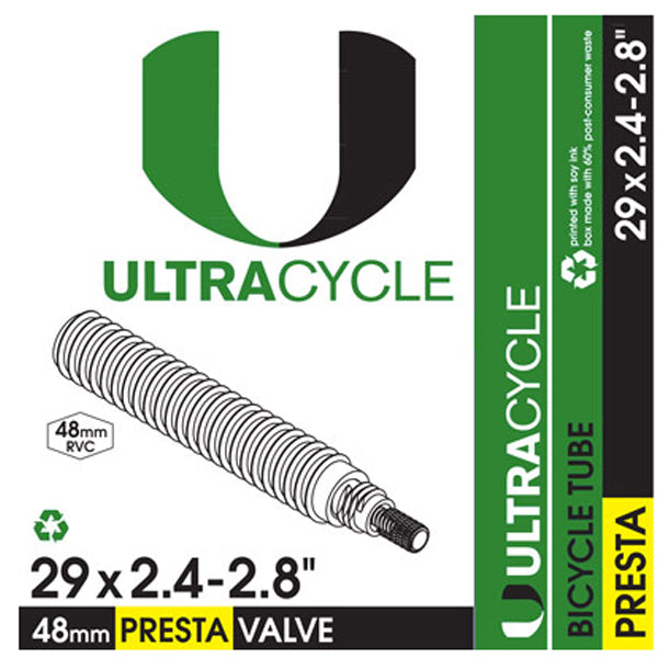 29X2.4 2.8 48mm Presta Valve RVC - High Performance Bike Inner Tube for Road & Mountain Bikes - Perfect for Commuting, Racing & Off-Road Adventures