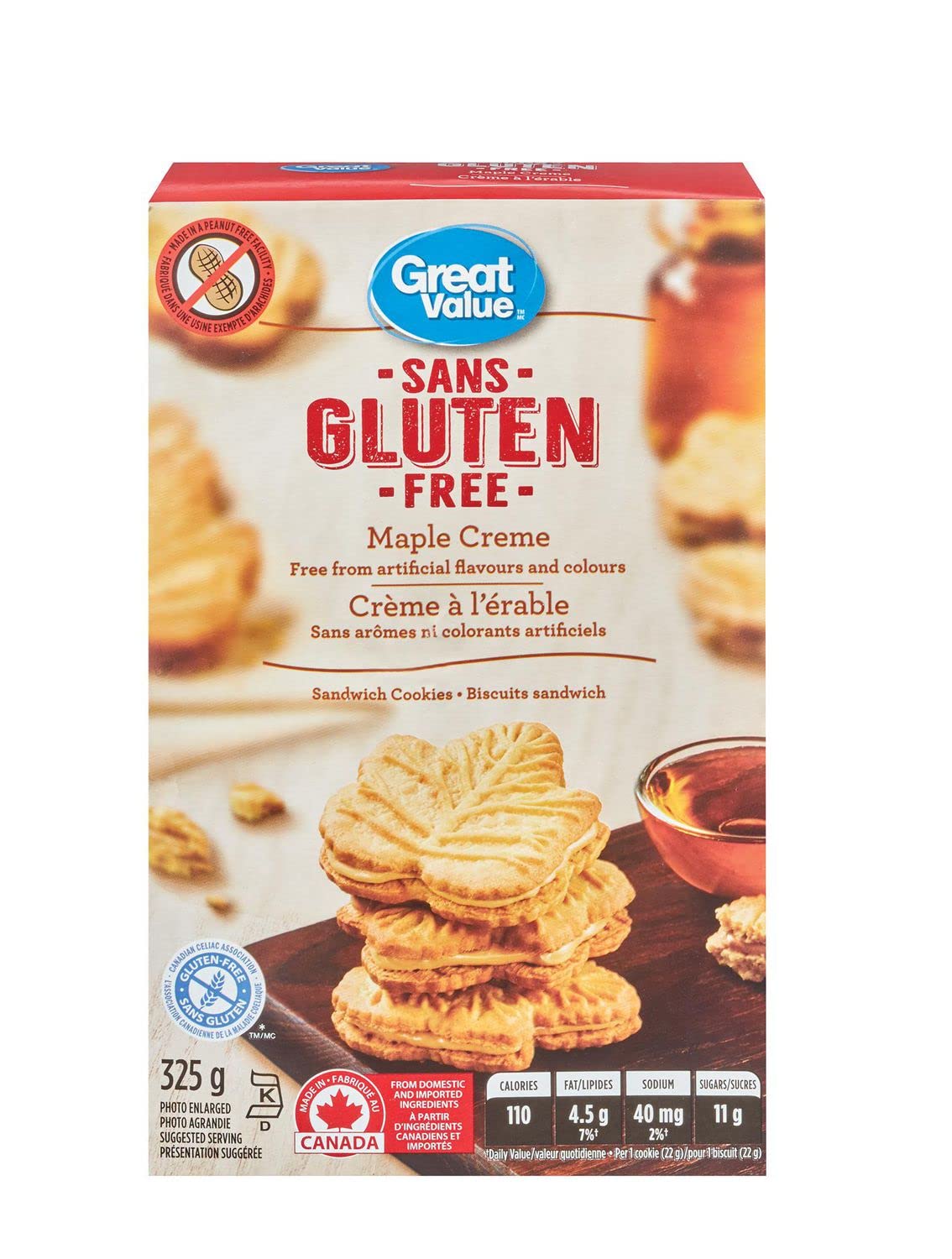 Gluten Free Canadian Cookies Variety Pack - 5 Flavors (Oreo, Vanilla Sandwich, Chocolate Sandwich, Maple & Double Chocolate) | Allergy-Friendly Snacks for Kids, Travel & Office Break | Shipped from Canada