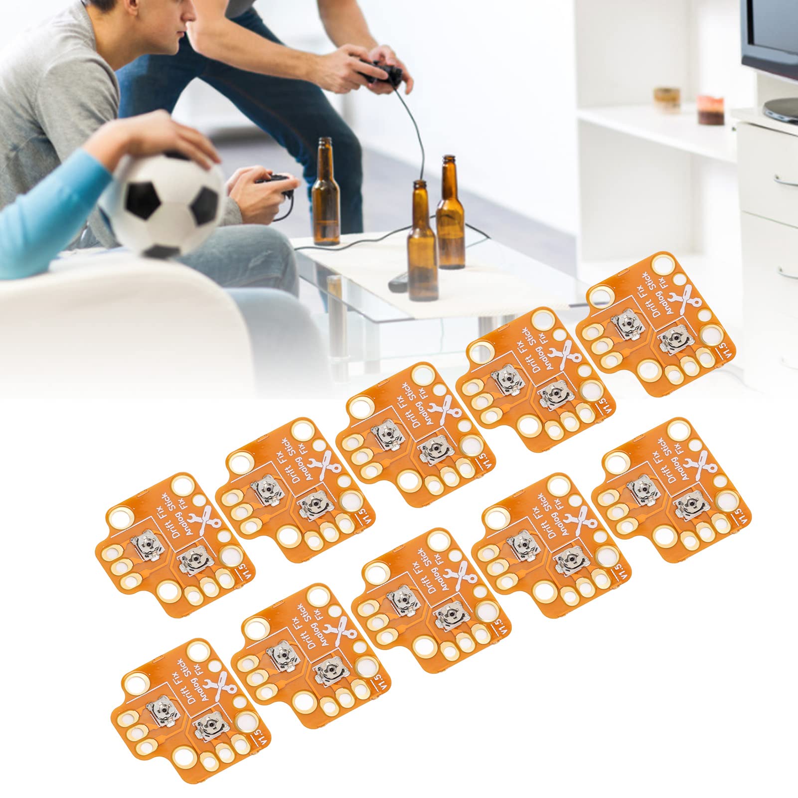 10pcs Universal 3D Analog Joystick Drift Repair Kit for PS5/PS4/Xbox/Switch Controllers - Fix Stick Drift Issues - Gaming Accessories for Enhanced Gameplay Experience