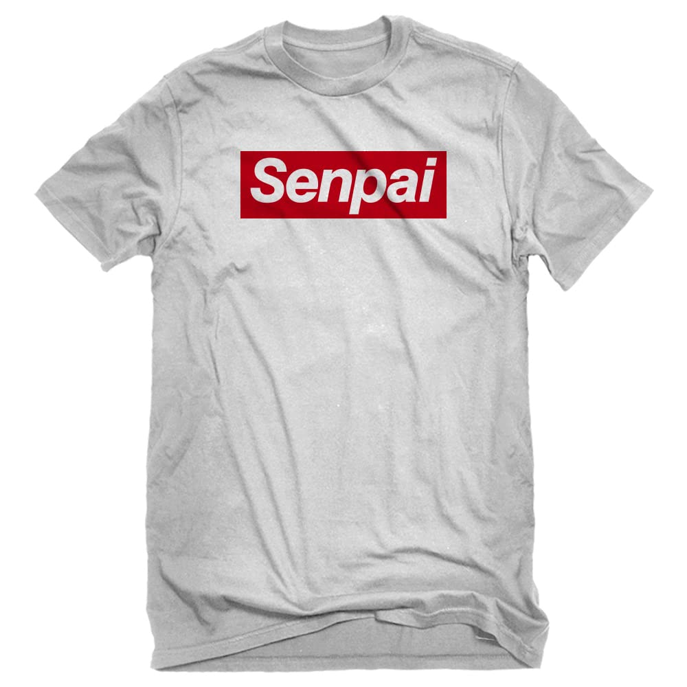 Senpai Red Unisex T-Shirt - Anime Inspired Casual Cotton Tee for Men & Women - Perfect for Cosplay, Conventions, and Everyday Wear
