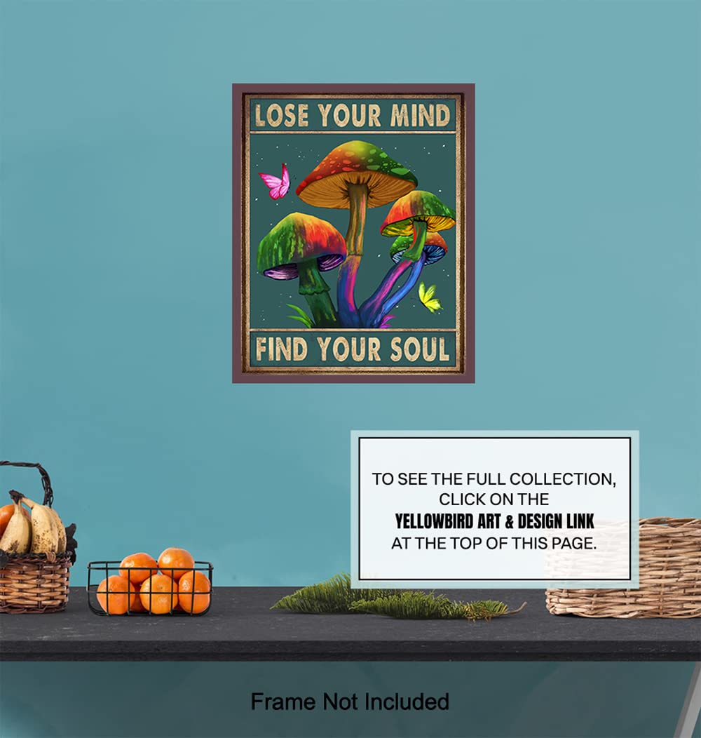 Psychedelic Soul Poster - Trippy Wall Art for Bohemian Room Decor