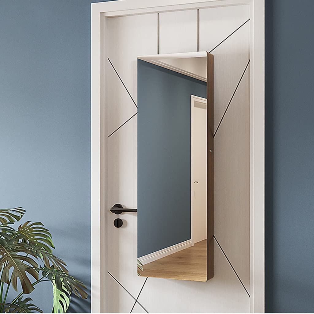 Jewelry Armoire Organizer with Full Mirror & Lockable Cabinet - Wall/Door Mounted Jewelry Box with Shelves | Perfect Gift for Women | Bedroom, Closet & Dressing Room Storage Solution