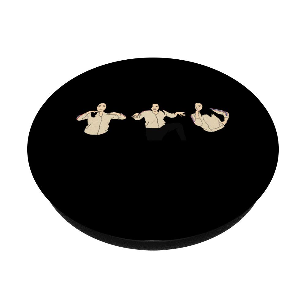 DANCE GIRL DANCE PopSockets Phone Grip & Stand - Expandable Phone Holder for iPhone, Samsung, Tablets - Perfect for Selfies, Video Calls & Hands-Free Use