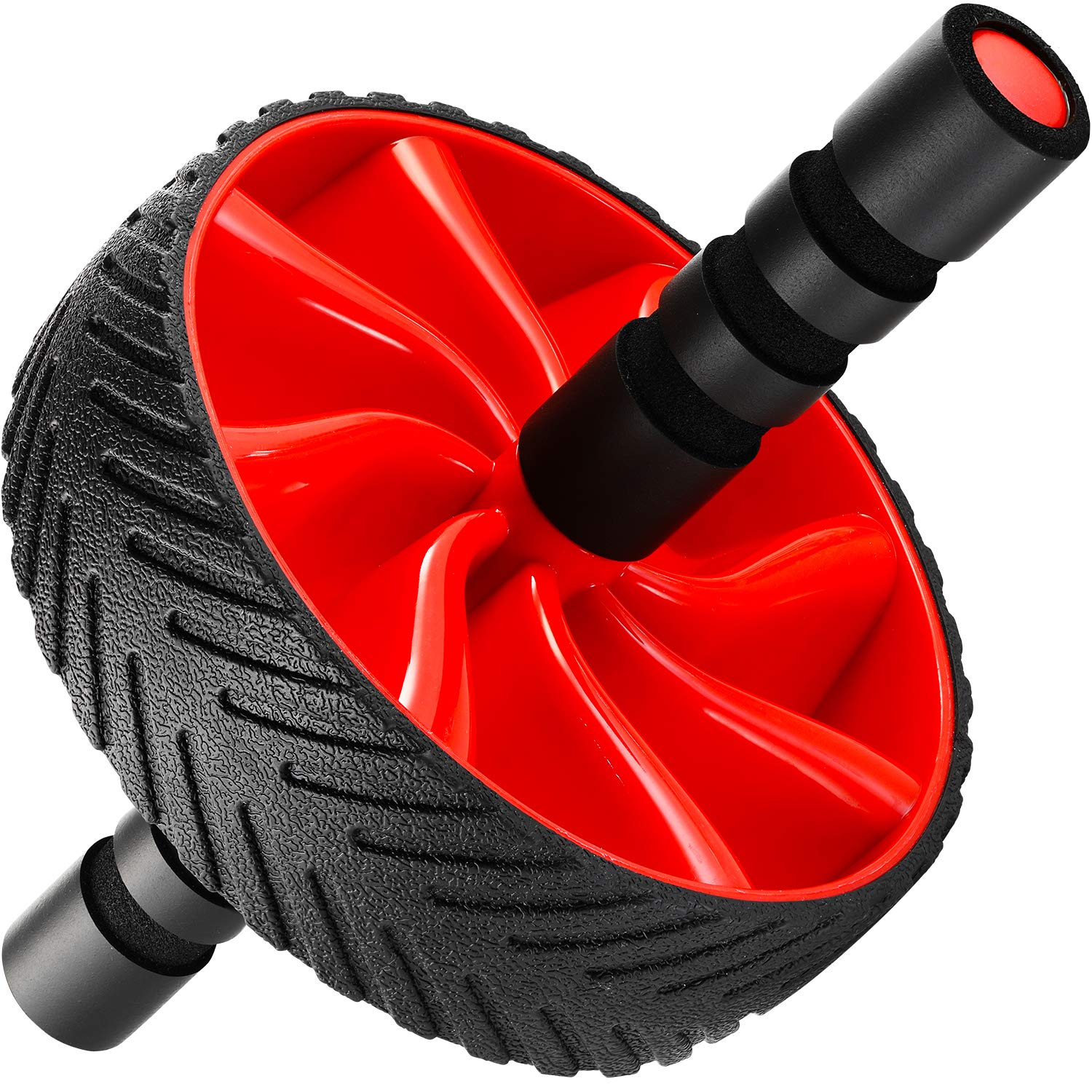 N1Fit Ab Roller Wheel - Heavy Duty Core Workout Equipment for Home Gym - Abdominal Muscle Toner for Men & Women - Perfect for Strength Training & Home Fitness Routines