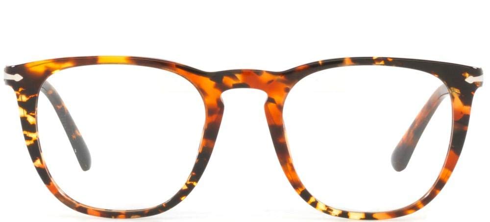 Persol Women's Po3266v Square Prescription Eyeglass Frames - Stylish & Comfortable for Work, Reading & Everyday Wear
