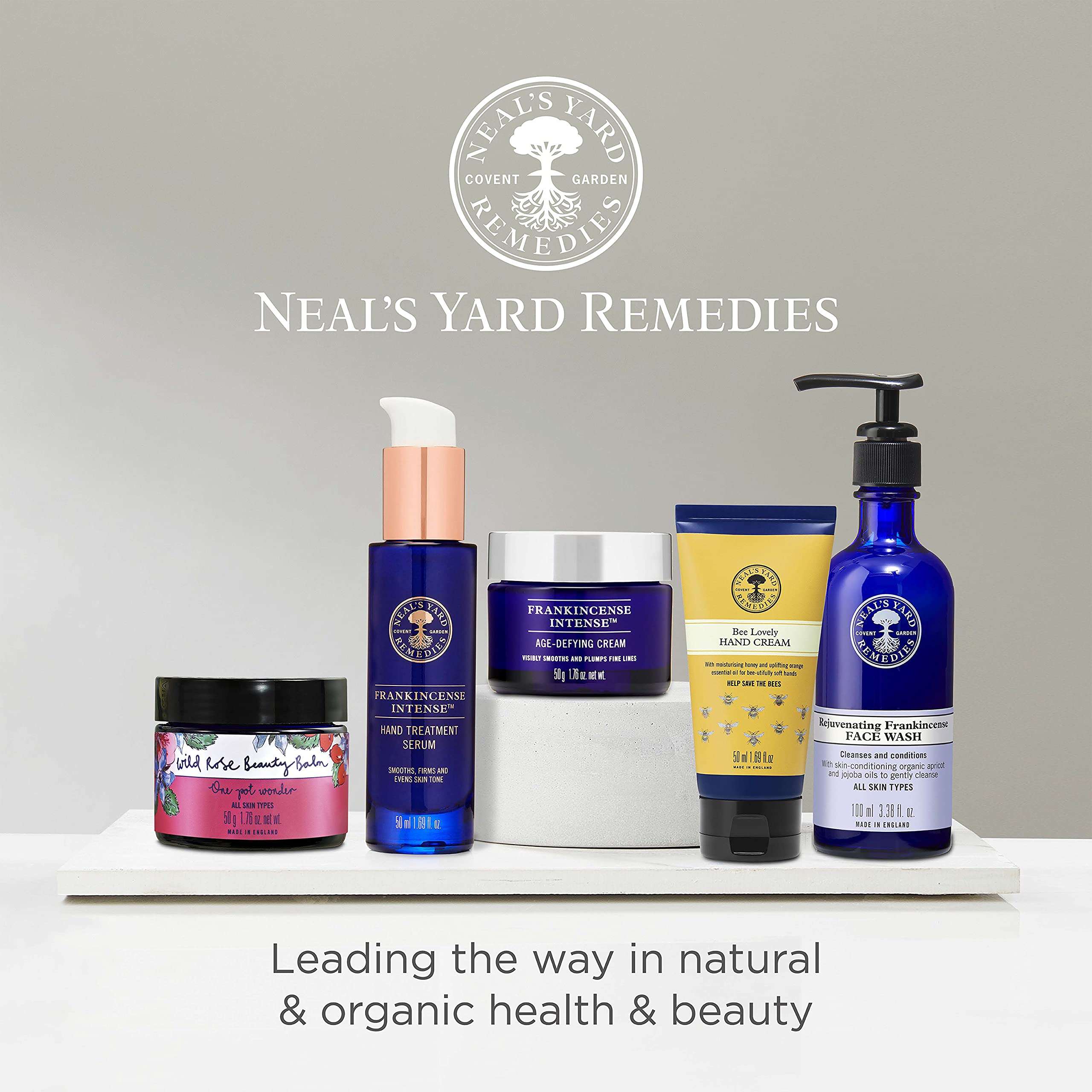 NEALS YARD REMEDIES Organic Rose Facial Moisturizer Cream - 100ml for Dry & Sensitive Skin - Hydrating & Nourishing Daily Face Moisturizer - Perfect for Morning & Night Skincare Routine