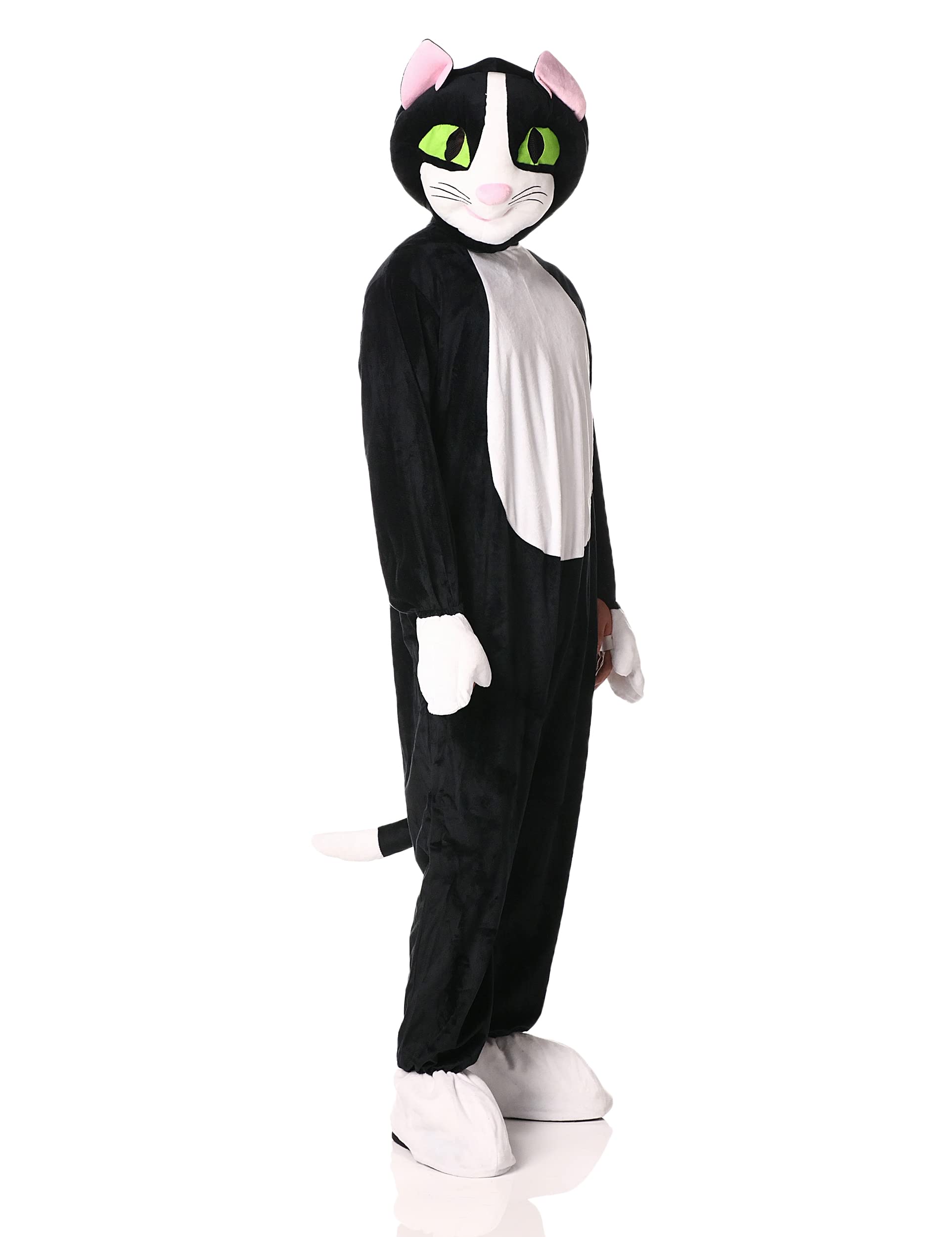 Men's Catnip The Cat Plush Mascot Costume - Funny Halloween Cosplay Outfit for Parties & Anime Conventions