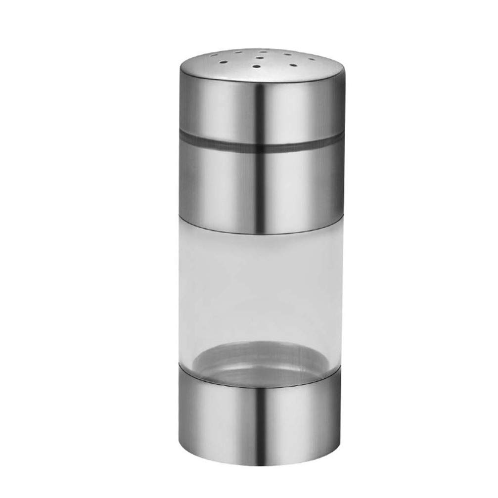 Premium Stainless Steel Salt and Pepper Grinder Set - Adjustable Spice Dispenser for Kitchen, Dining & BBQ - Ideal for Seasoning, Sugar, Condiments & Powder Storage