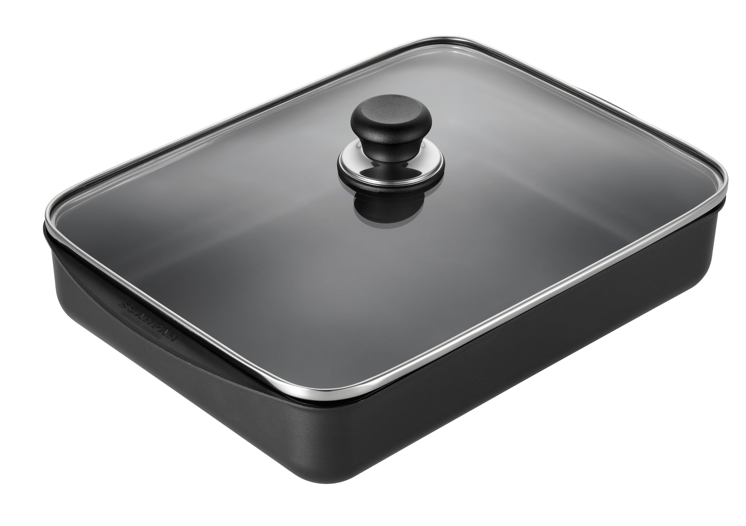 Scanpan Classic 5.5 Qt Roasting Pan - Premium Nonstick Cookware for Oven & Stovetop - Perfect for Roasting Turkey, Chicken & Vegetables
