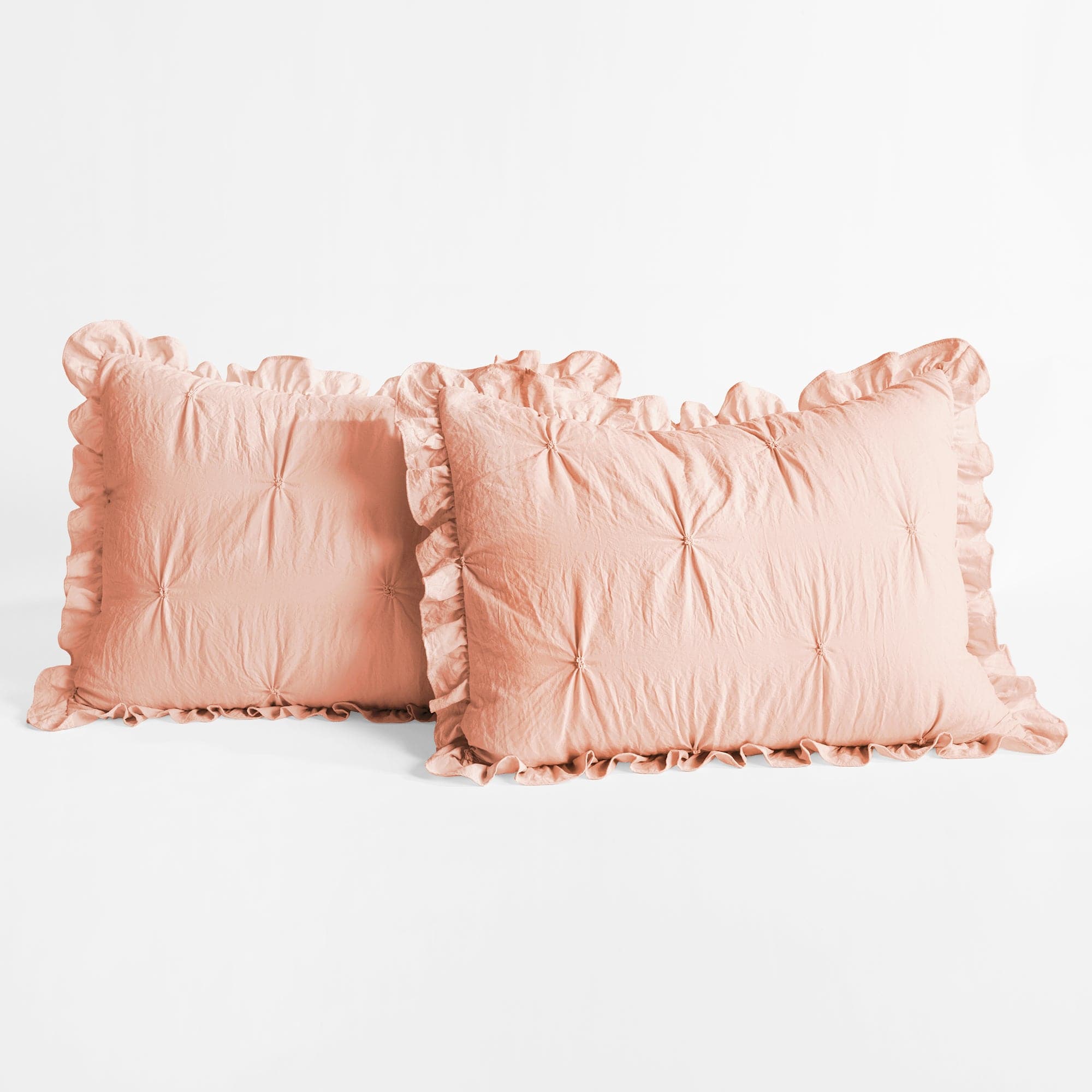 Ravello Pintuck Ruffle Skirt Bedspread Set - Elegant Queen Size Bedding with Ruffled Design for Master Bedroom Decor | Perfect for Guest Rooms, Hotels & Luxury Home Styling