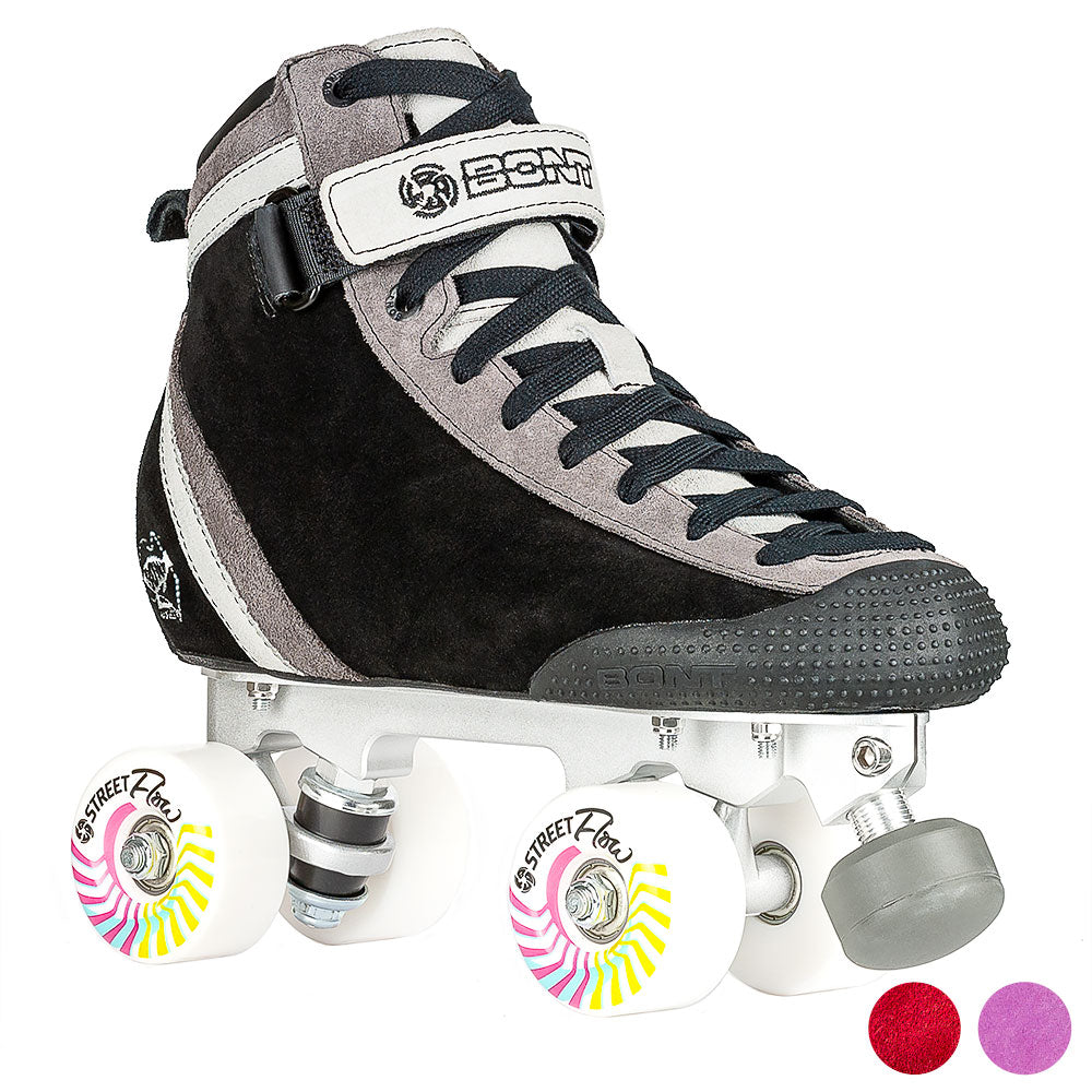 Bont ParkStar Tracer Quad Roller Skates - Complete Package for Park Skating, Derby & Outdoor Roller Skating | Perfect for Adults & Teens