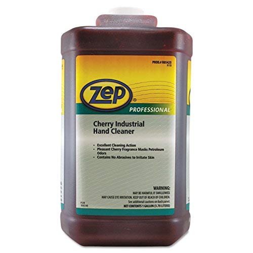 Zep Professional 1 Gallon Smooth Cherry Hand Cleaner - Industrial Strength Degreaser for Mechanics, Gardeners & Auto Shops | R05425