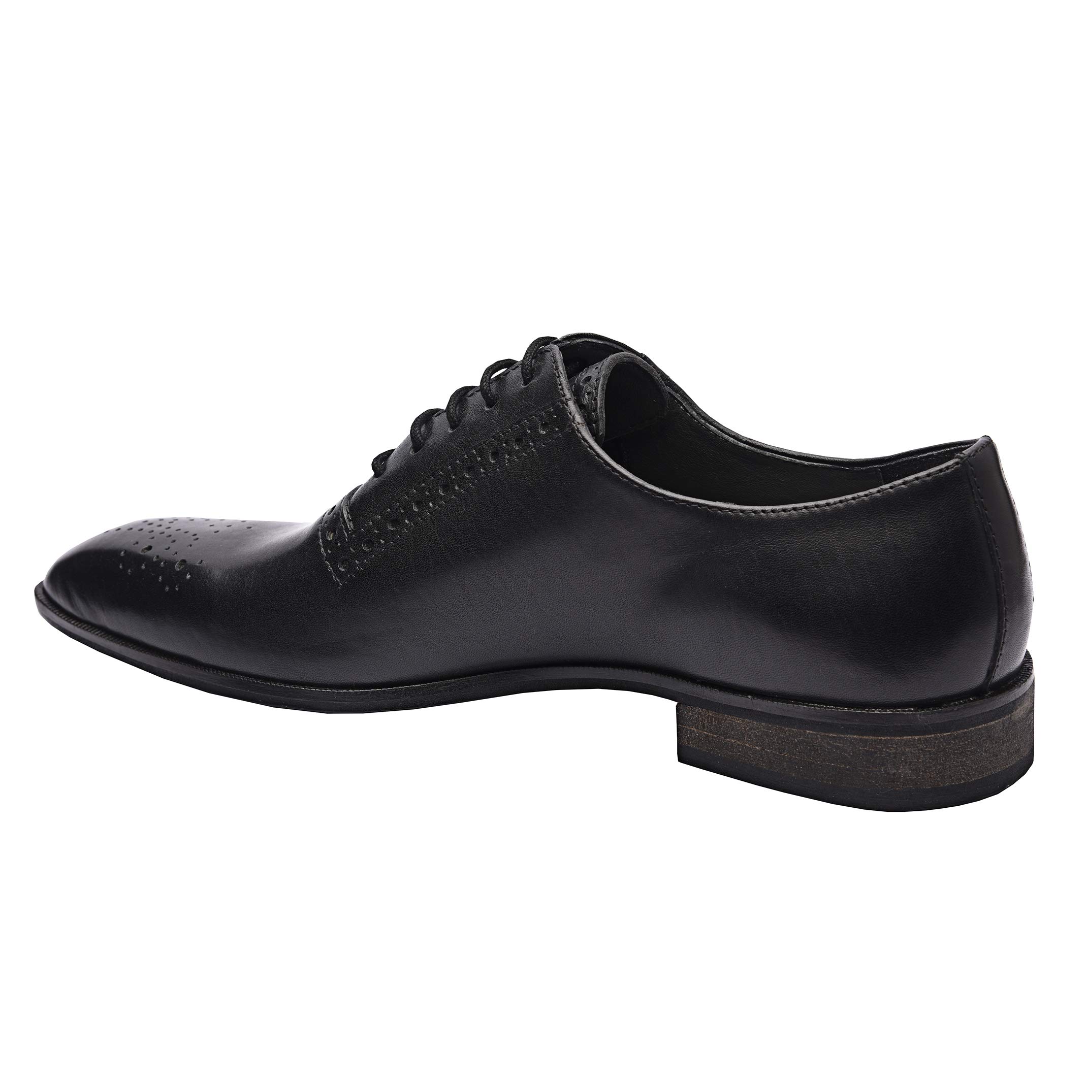 Premium Men's Genuine Leather Oxford Dress Shoes | Handcrafted Italian Brogue Formal Shoes for Weddings & Business | Non-Slip Leather Sole | Perfect for Office, Parties & Special Occasions