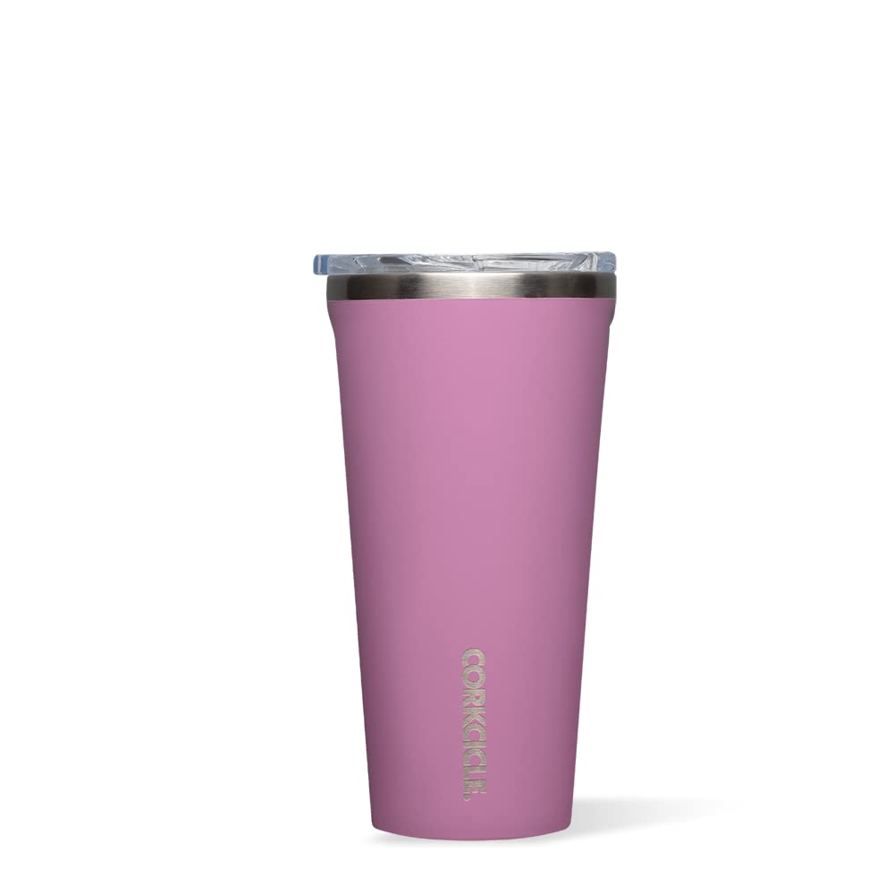 Corkcicle Classic Triple Insulated Stainless Steel Travel Coffee Mug with Lid – 16 oz Vacuum Insulated Tumbler Keeps Drinks Cold 9+ Hours & Hot 3 Hours – BPA-Free, Cupholder Friendly – Perfect for Commuting, Office & Outdoor Activities (Gloss Orchard)