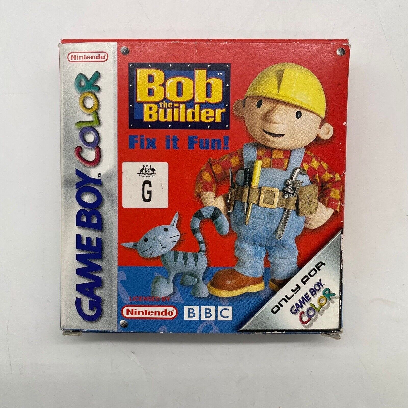 Bob The Builder Fix It Fun Nintendo GameBoy Color Game - Complete Boxed Set | Retro Gaming for Kids & Collectors | Perfect for Family Fun & Nostalgic Playtime