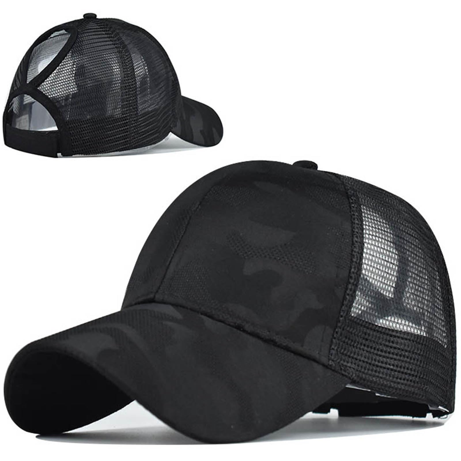 Stylish Women's Ponytail Baseball Caps - High Messy Bun & Dad Hat Design for Casual Outfits | Perfect for Running, Gym, and Everyday Wear