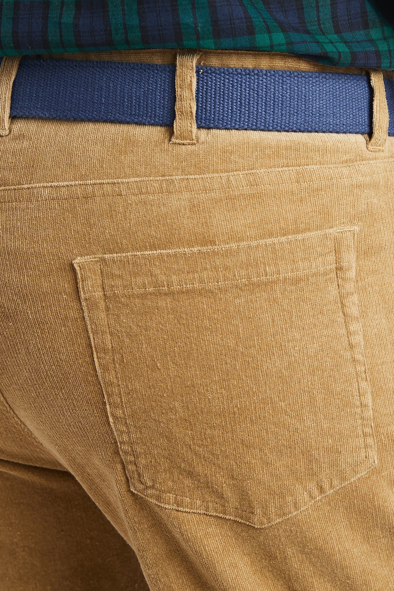 Wayfarer 5 Pocket Stretch Corduroy Pants for Men - Comfortable Khaki Casual Trousers for Everyday Wear, Work & Outdoor Activities