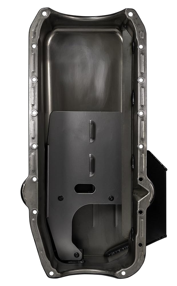 Moroso 21317 Oval Track Oil Pan - High Performance Replacement for Chevy Small-Block Engines (350/383/400) - Ideal for Racing, Hot Rods & Performance Builds