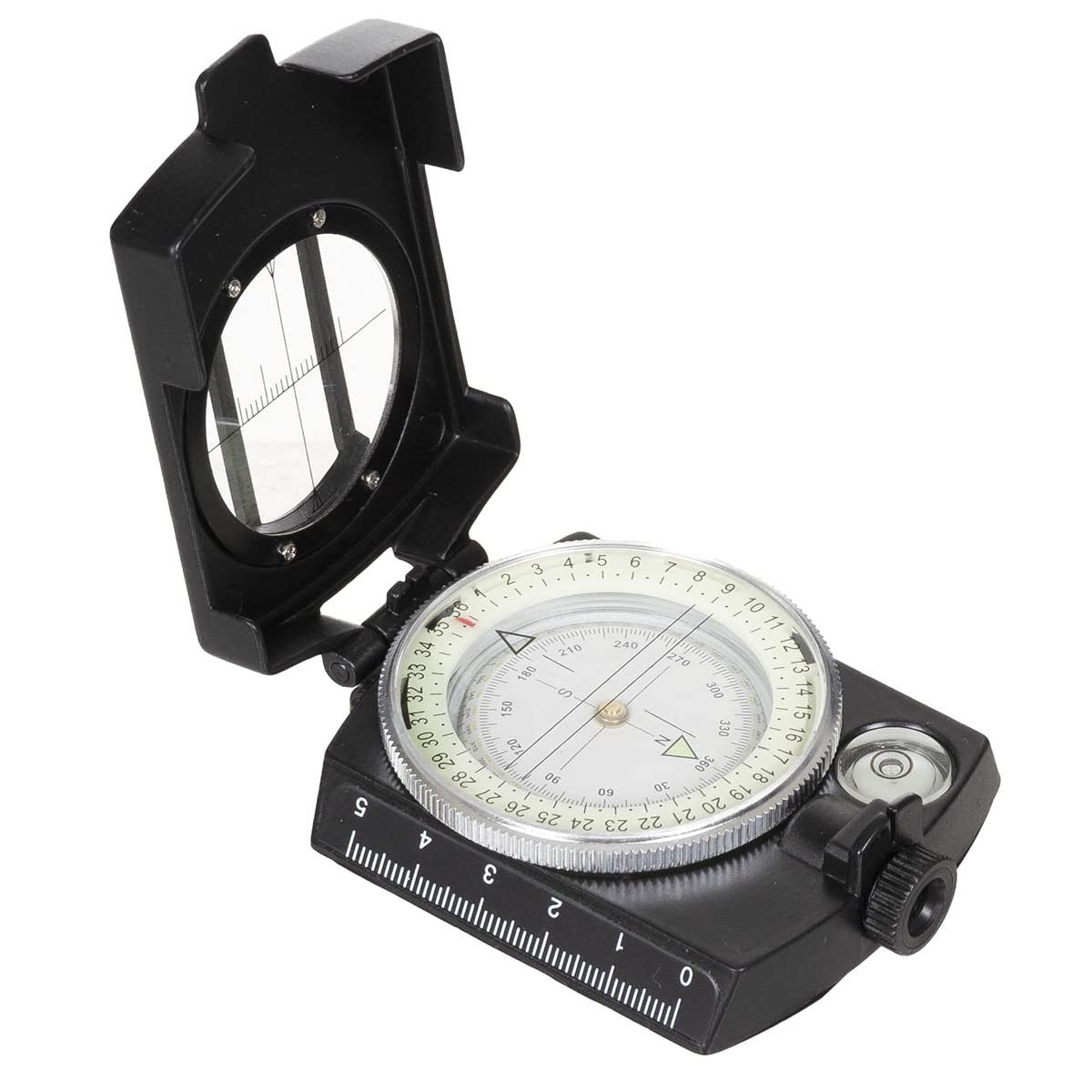 Precision Metal Compass with Sight Wire - Durable Outdoor Navigation Tool for Hiking, Camping, and Survival Adventures