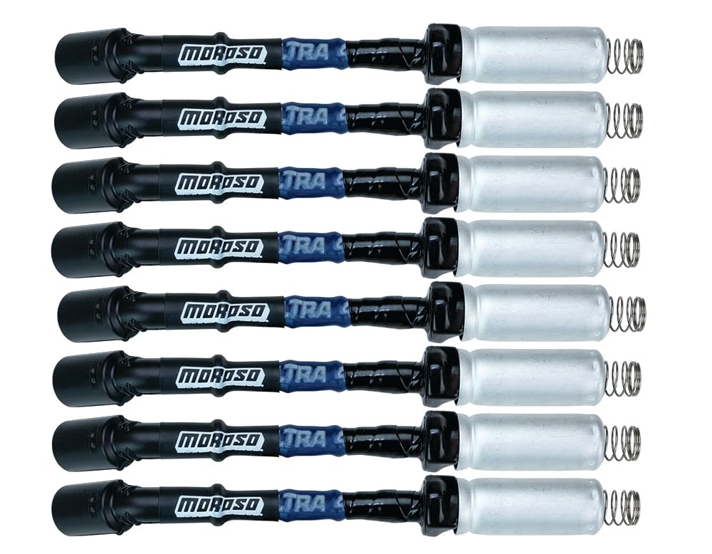 Moroso 73535 High-Performance Spark Plug Wire Set for 1998-2002 Chevy Camaro, Pontiac Firebird & Firehawk LS1 V8 Engines - Improves Ignition & Engine Performance for Racing & Daily Driving