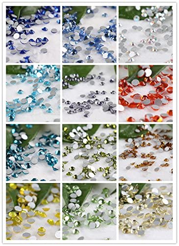 STORE99® Black SS30 Flatback Rhinestones for Wedding Dresses & Garments
