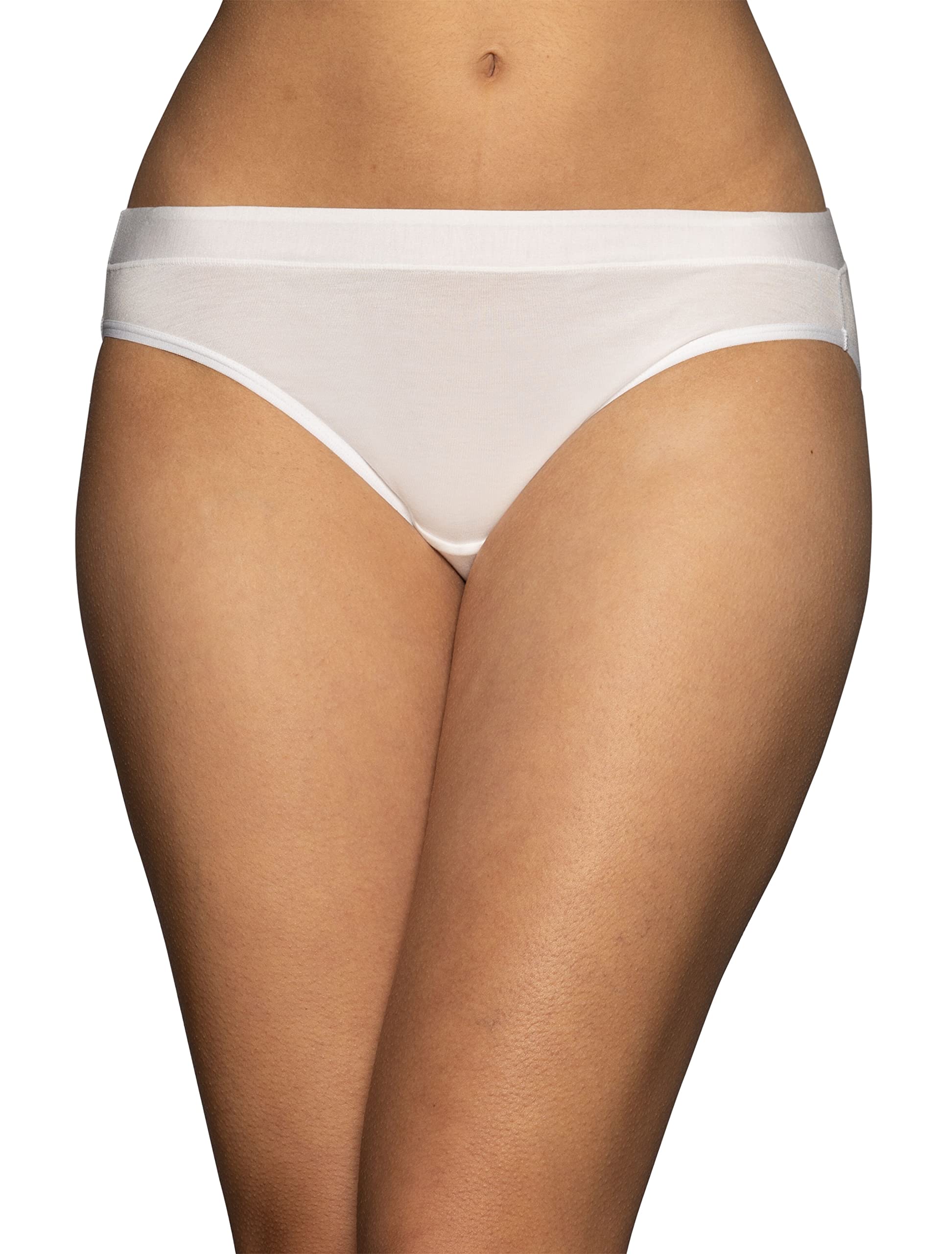 Vanity Fair Women's Beyond Comfort Bikini Panties - Soft Cotton Underwear for Everyday Wear | Perfect for Work, Travel & Lounge