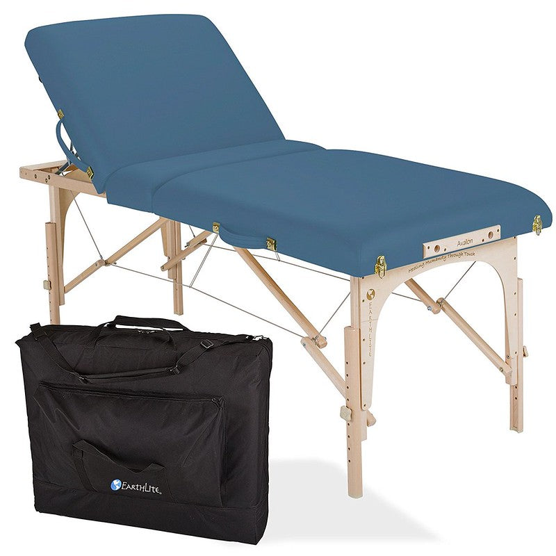 Earthlite Avalon XD Professional Massage Table with Manual Tilt - Portable Spa Table for Therapists, Chiropractors & Home Use - Perfect for Massage Clinics, Wellness Centers & Mobile Therapy